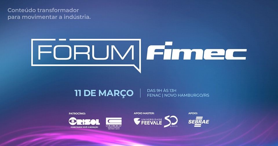 3º Fórum Fimec acontece no dia 11 de março