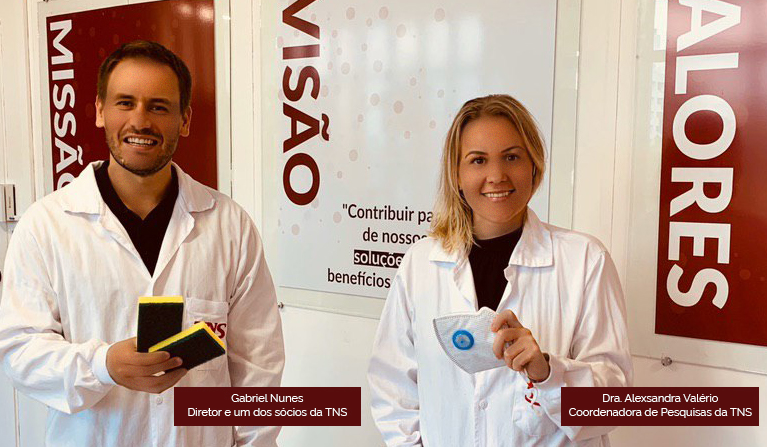 Produto criado em SC elimina coronavírus de roupas e superfícies