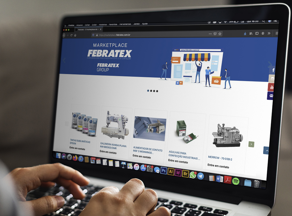Marketplace Febratex registra negócios, apontam expositores