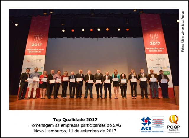 Homenageados da noite