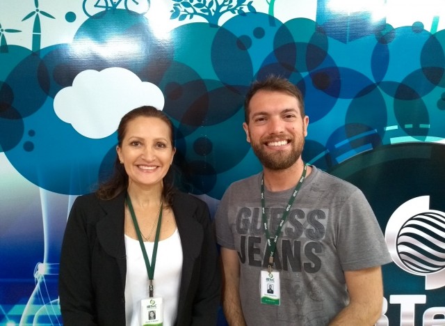 A Gerente Comercial, Karin Becker e o Gestor de Inovação, Deivis Gonçalves estarão à frente do estande do IBTeC na feira