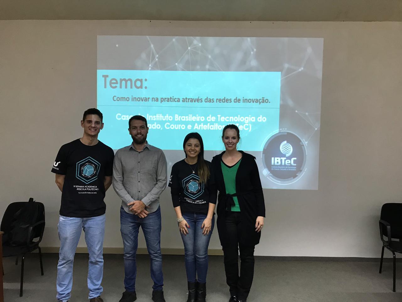 IBTeC apresentou seu case de inovação na Semana Acadêmica da Escola Politécnica da Unisinos