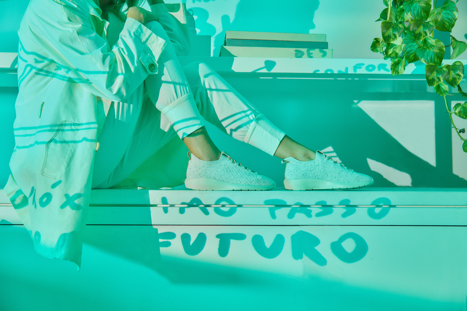 Sapatos 100% feitos a partir de materiais reciclados