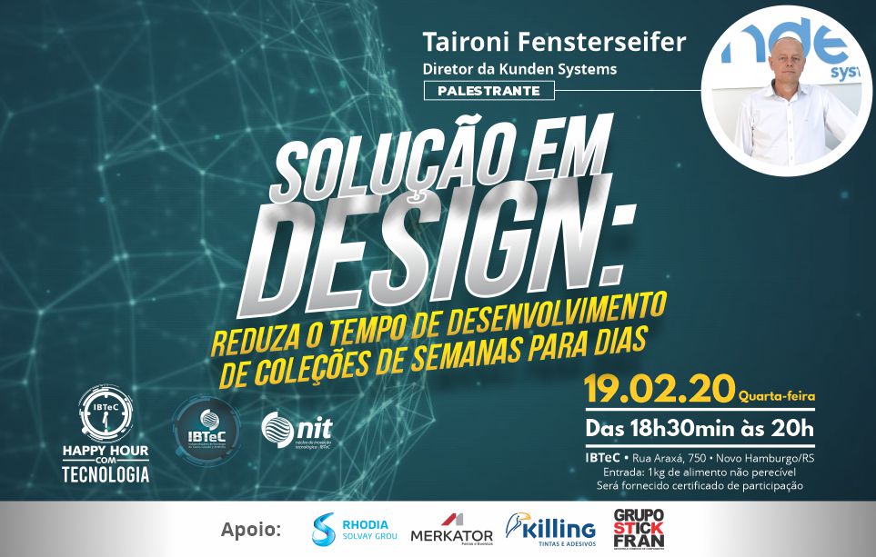 Redução no tempo de desenvolvimento de calçados será assunto do primeiro Happy Hour com Tecnologia, no IBTeC