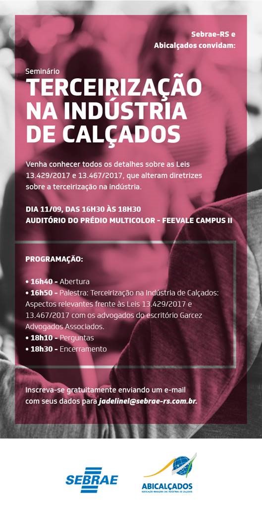 Seminário de Terceirização na Indústria de Calçados