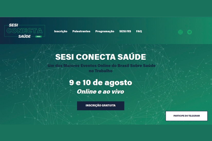 Sesi Conecta Saúde reúne especialistas para tratar sobre saúde no trabalho