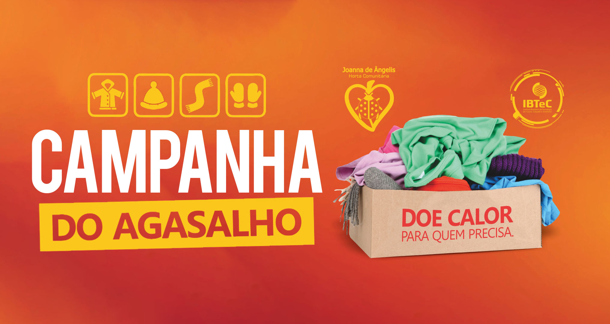 IBTeC se engaja na Campanha do Agasalho