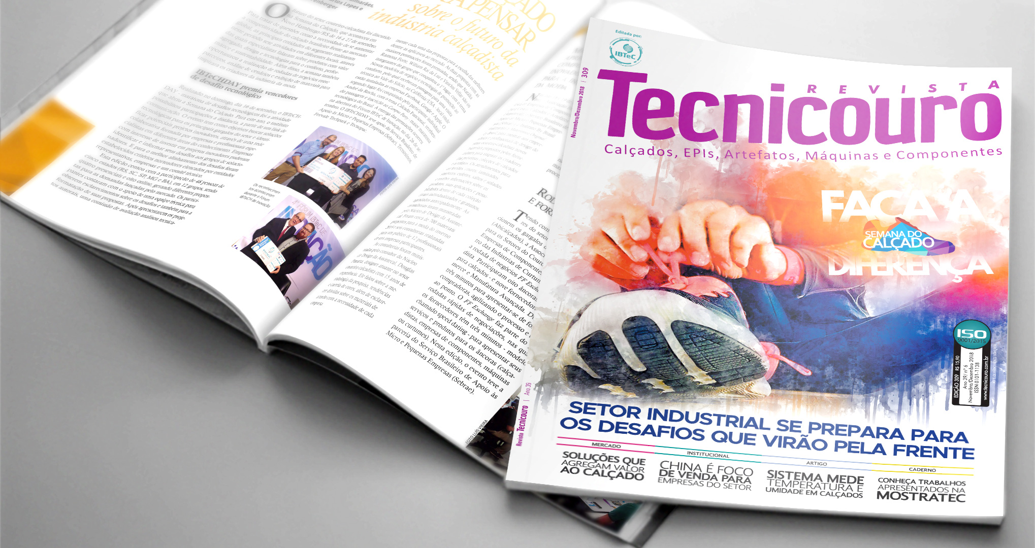 Edição de novembro/dezembro da Tecnicouro é lançada na Zero Grau