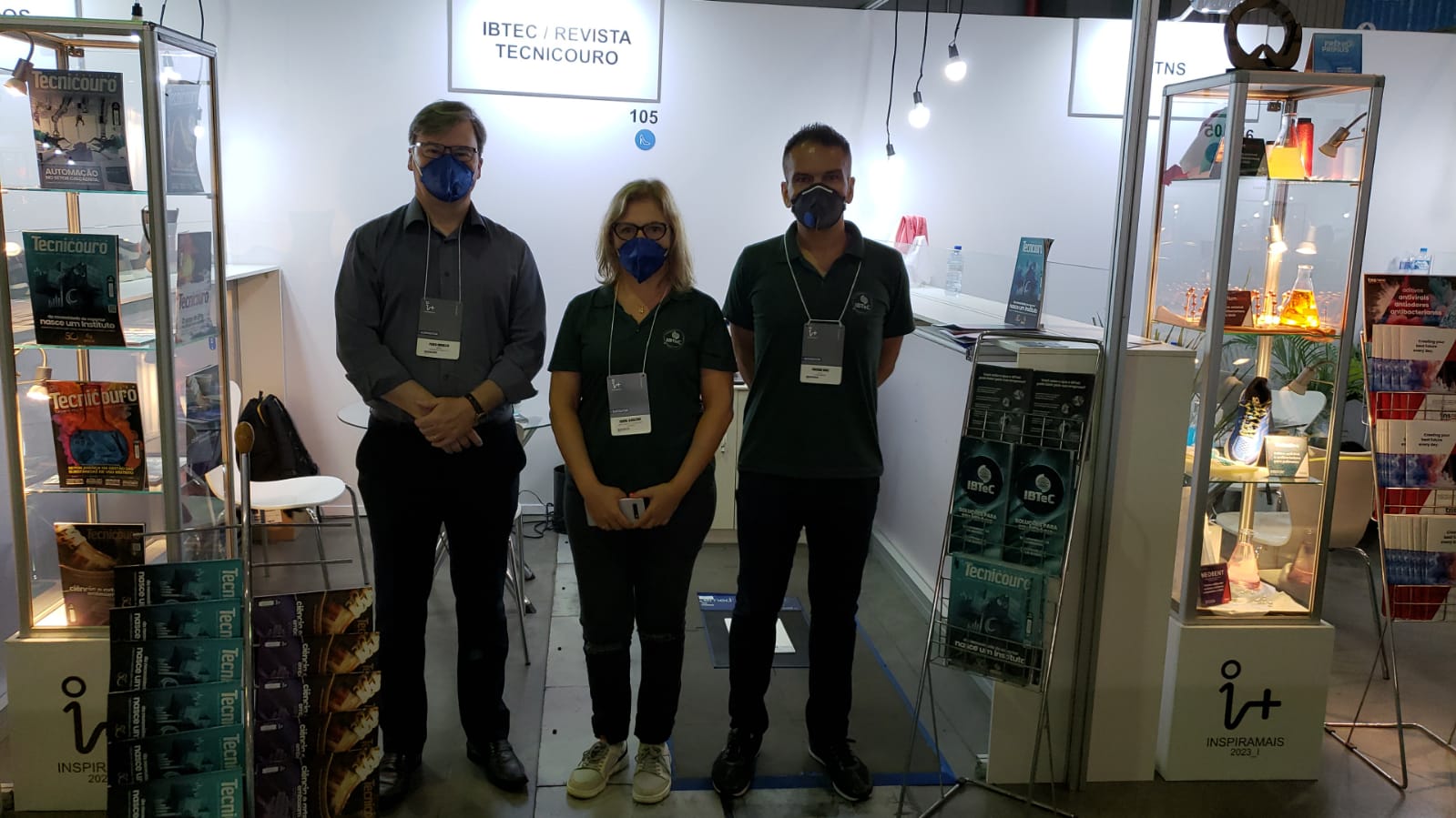 Em sua primeira participação  com estande próprio no Inspiramais, IBTeC apresentou ensaio de biomecânica e reuniu-se  com importadores de calçados e componentes