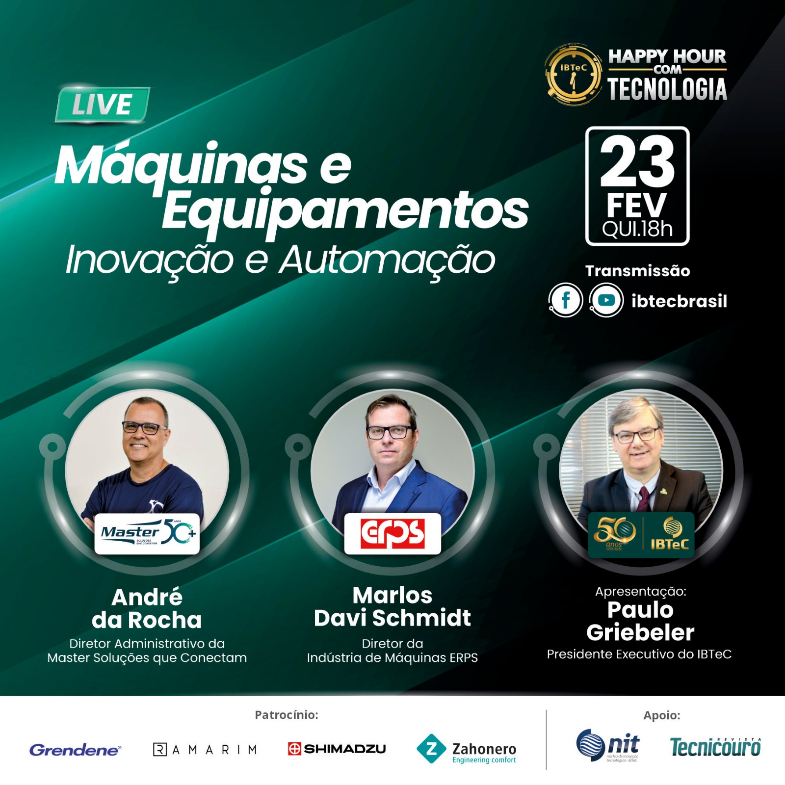 LIVE! Máquinas e Equipamentos – Inovação e Automação