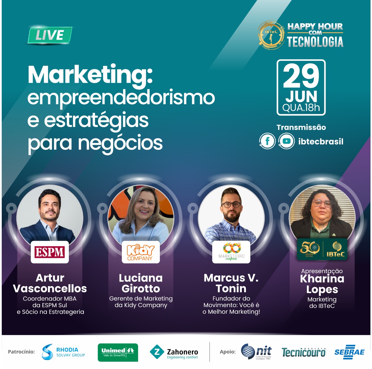 LIVE! Marketing: Empreendedorismo e estratégias para negócios